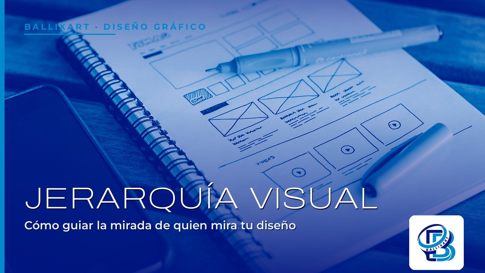 Jerarquía visual en diseño gráfico